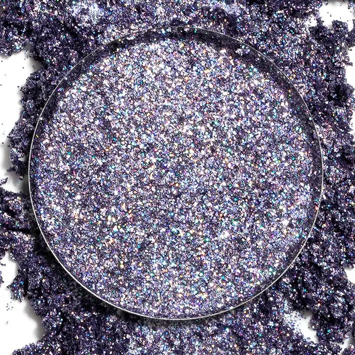 Fard à paupières pailleté pressé holographique violet Parallel Universe