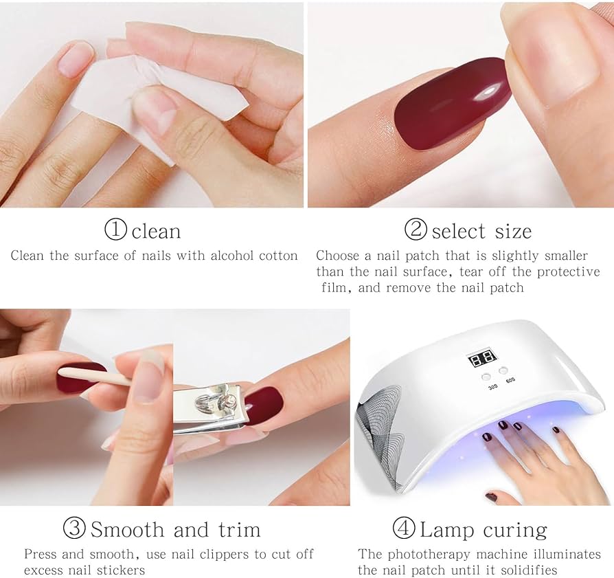 JMEOWIO Lmprimé Léopard Stickers Ongles Gel Nail Stickers Semi-durci Autocollant Ongle Gel Uv Deco Ongle Nail Art Design Manucure