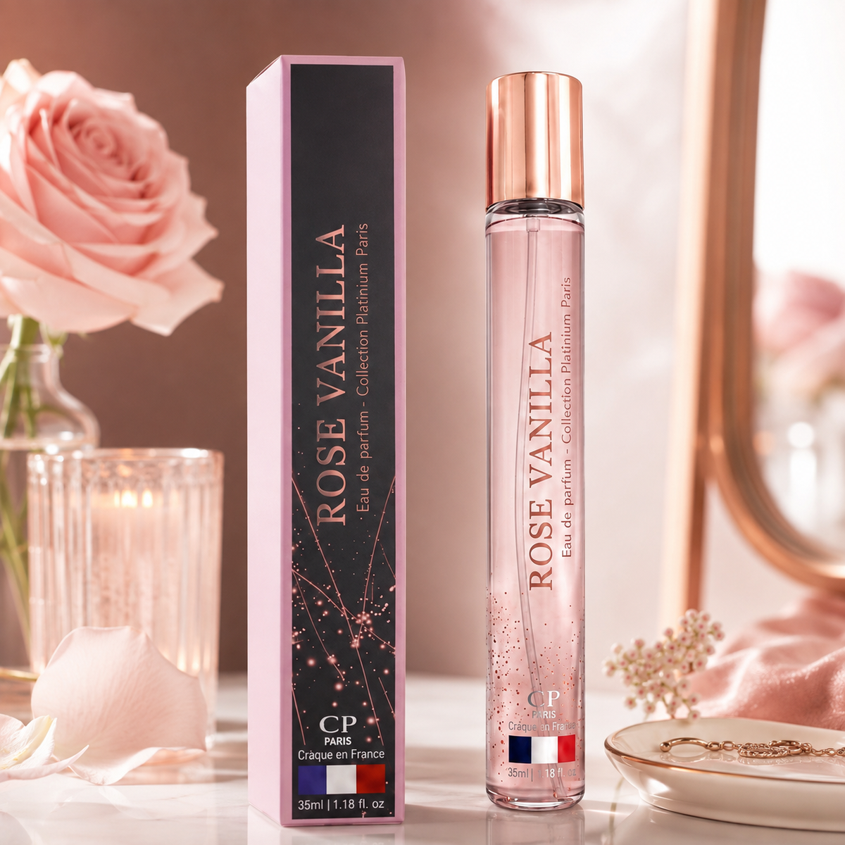 Collection Platine - Rose Vanille - Eau de Parfum Mixt