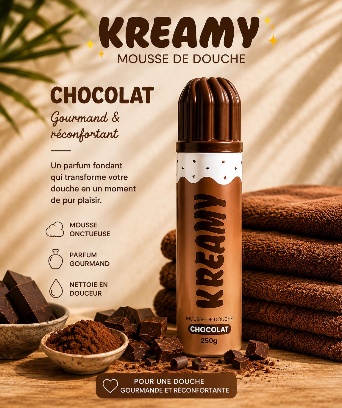 Mousse de douche KREAMY