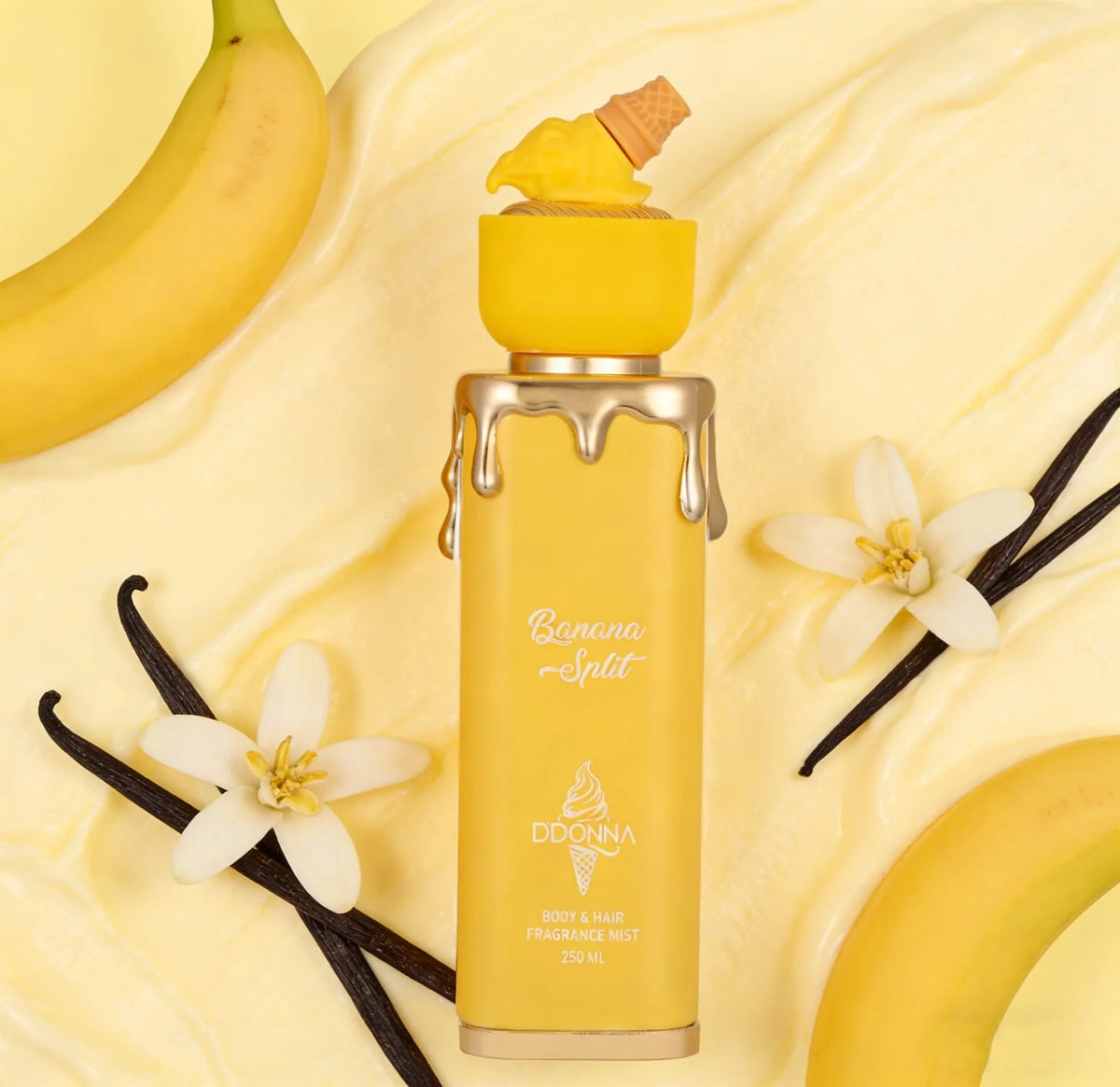 Brume Corps & Cheveux Banana Split 250ml - D'Donna