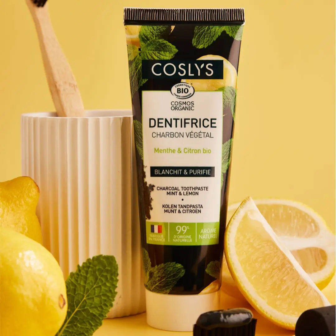 Coslys - Dentifrice charbon végétal 100g