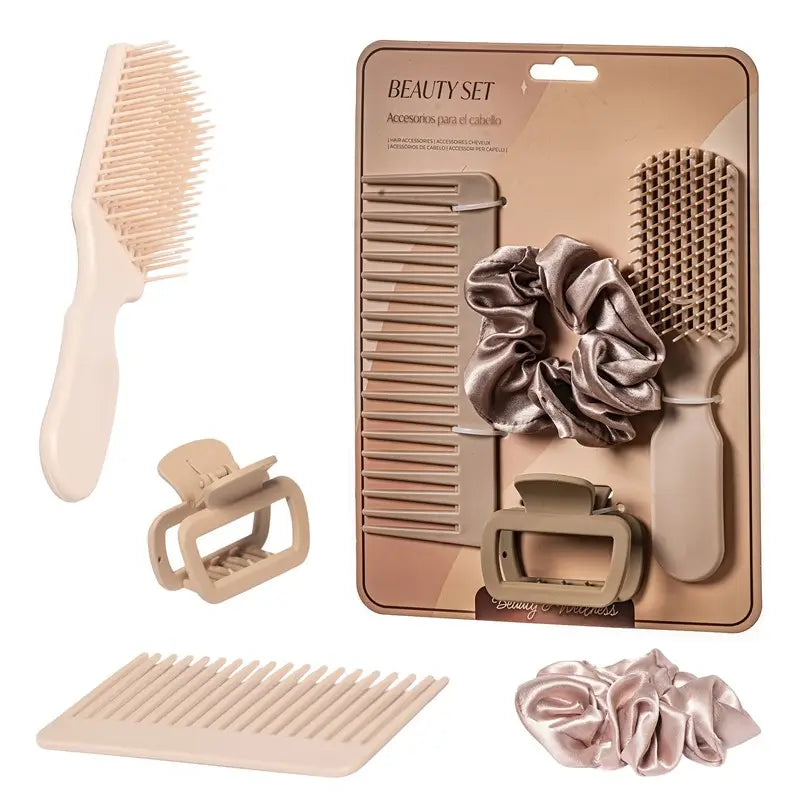 Ensemble de brosses et d'accessoires pour cheveux
