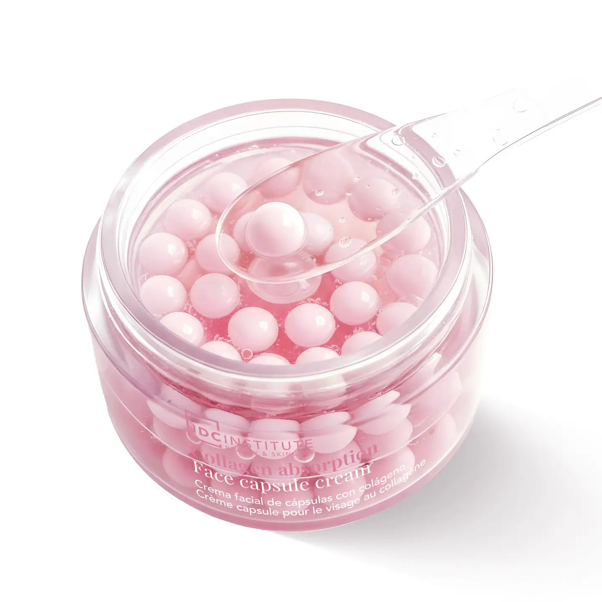 Crème pour le visage - Capsules de collagène roses - IDC Institute