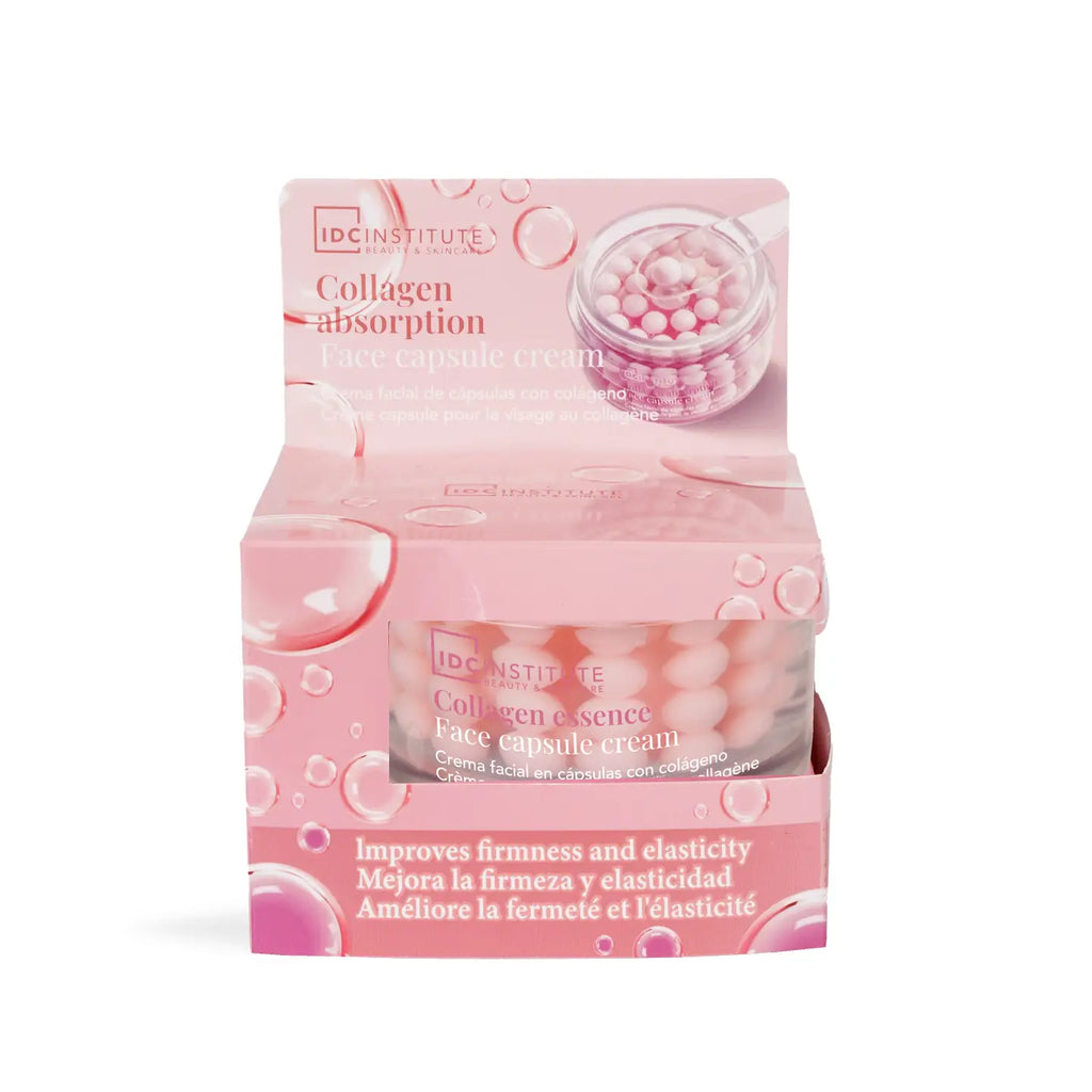 Crème pour le visage - Capsules de collagène roses - IDC Institute