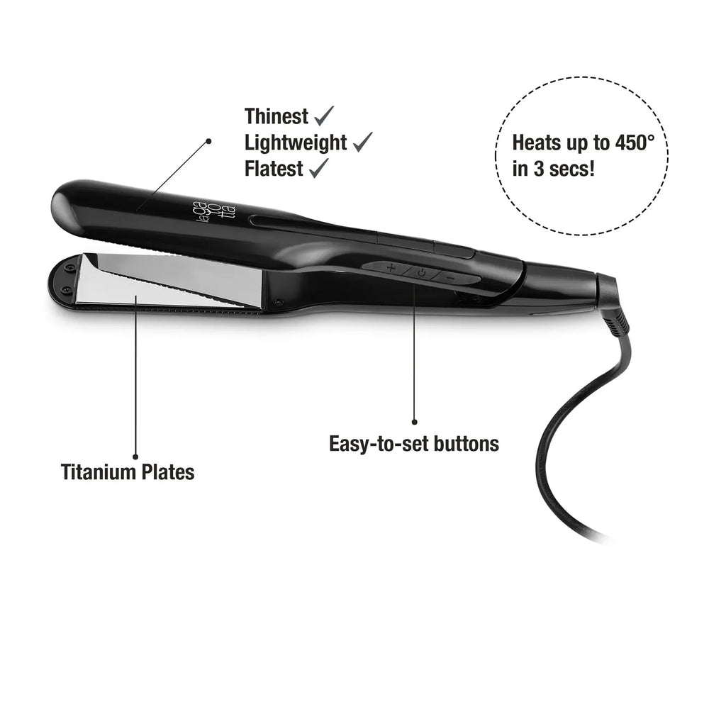 Fer plat pour cheveux Nano Titanium La Garotta. LCD 2"