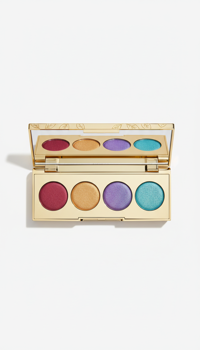 Gilded Lemon shimmer highlighter palette